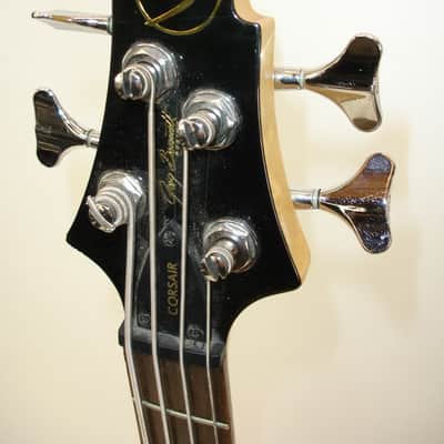 Samick by Greg Bennett Design Corsair Mini Bass Guitar, Candy Apple Red w/ Bag image 10