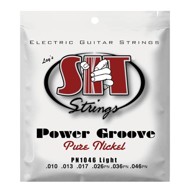 SIT PN1046 Power Groove Pure Nickel Light Electric Guitar Strings 10-46 image 1