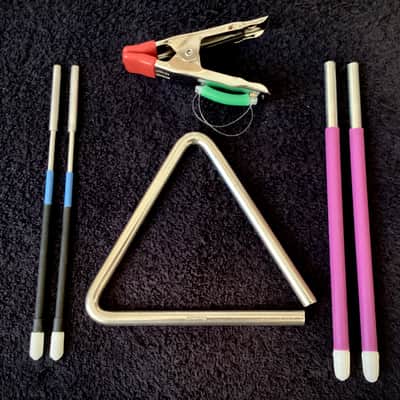 Vintage Ludwig 6” Triangle 1930’s-1940’s (Sound File) image 1