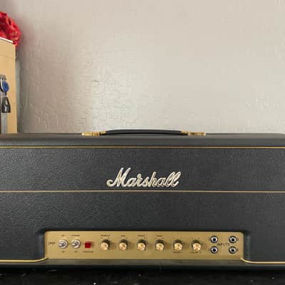 Marshall 1959HW Handwired JMP Reissue 2-Channel 100-Watt Guitar Amp Head 2022 - Black image 1