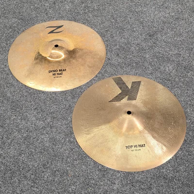 Save $128.04 on Used Zildjian K/Z Hi Hat Cymbals 13' - Good