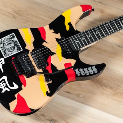 ESP Japan Custom Shop Kamikaze-1 George Lynch Signature Guitar – Black w/ Graphic image 9