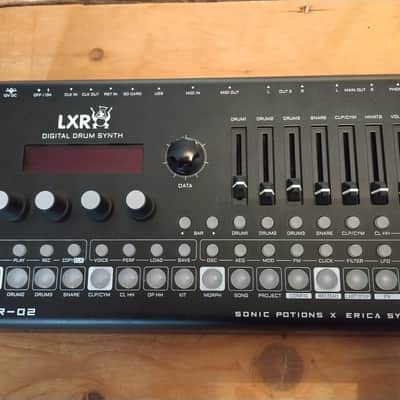 Erica Synths LXR-02 Digital Drum Synth 2021 - Black image 2
