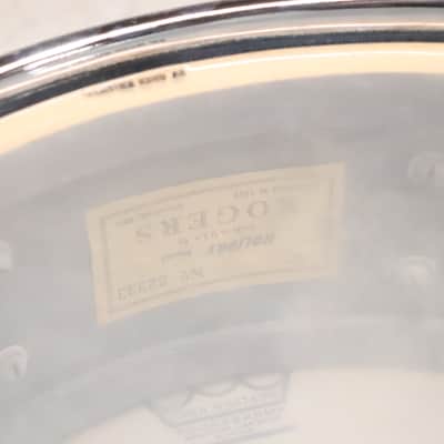 Rogers Holiday Powertone 5x14" Snare Drum Blue Sparkle Vintage 1960's Cleveland image 14
