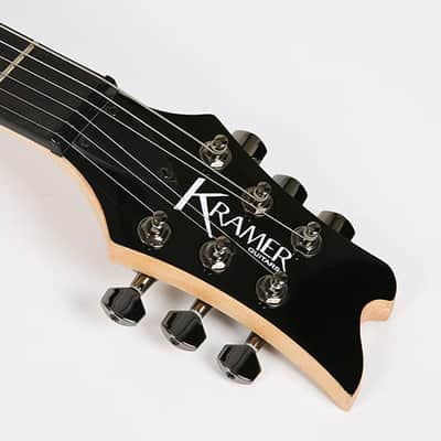 ギター KRAMER Pariah Pewter/Grey Flame Kramer Pariah Double Cut HH Unique Design Graphic Fire Flame