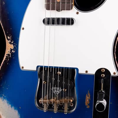 Fender Custom Shop 1963 Telecaster Heavy Relic Desert Sunset Truetone Color Set With Case image 4