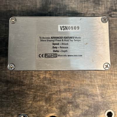Zvex Vexter Series Sonar Tremolo with Tap Tempo 2010s - Silver with Graphic image 4