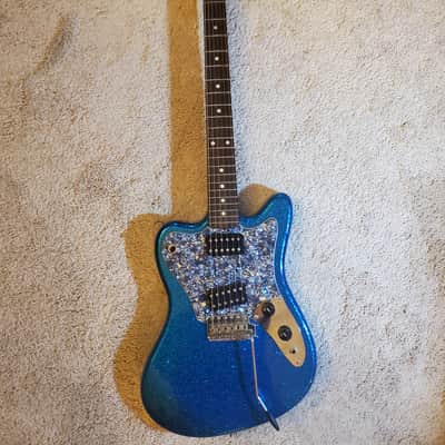 Squier Vista Super-Sonic 1996 - 1998 Blue Sparkle image 2