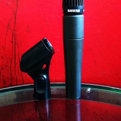 Vintage 1990's Shure Unidyne III SM57 Cardioid Dynamic Microphone Low Z w mic clip 545 545SD 545S image 7