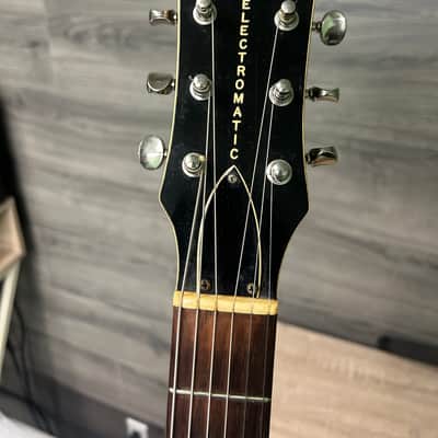 Vintage 1956 Gretsch Electromatic 6184 Corvette Electric Guitar Jaguar Tan #2641 image 12