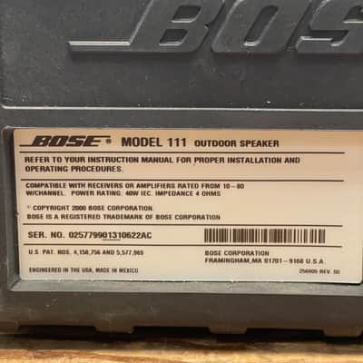 Bose Model 111 outdoor speaker image 5