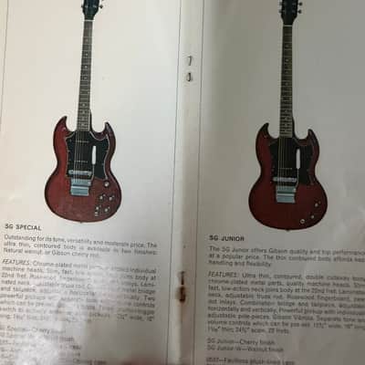 1970 Gibson original catalog SG Les Paul ES 335 1970 - 1971 - Original image 3