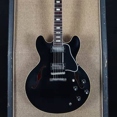 Gibson ES-335 2021 COA VOS Black Finish Plays Great Sounds Really Good! (196) image 2