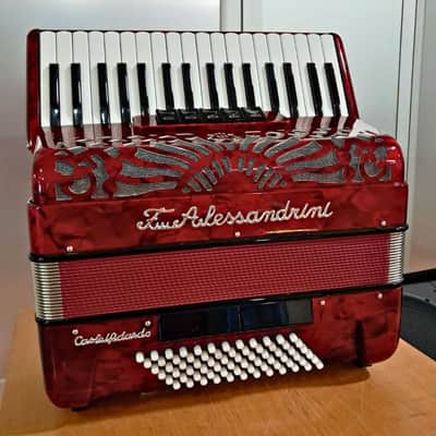 Professional Accordion Fratelli Alessandrini 34-Key 72-Bass 3 voices and 5 registers image 1