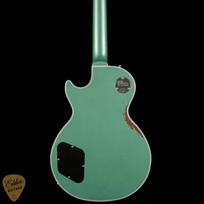 2024 - Gibson Custom Shop PSL Murphy Lab Les Paul Custom Heavy Aged Inverness Green 10.1 #CS400228 image 5