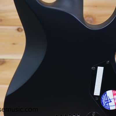 ESP LTD MH-1000 Baritone Left Handed - Black Satin image 9