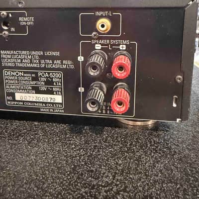 Denon POA-5200 Precision Audio Component & Dual Power Amplifier image 7