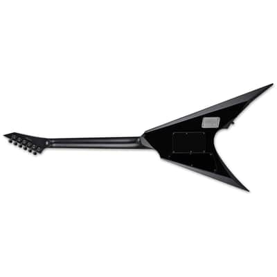ESP E-II Arrow Nebula Black Burst Burled Maple Burl BLK Fishman Floyd Rose Stainless Steel frets With ESP Case! B-Stock image 4