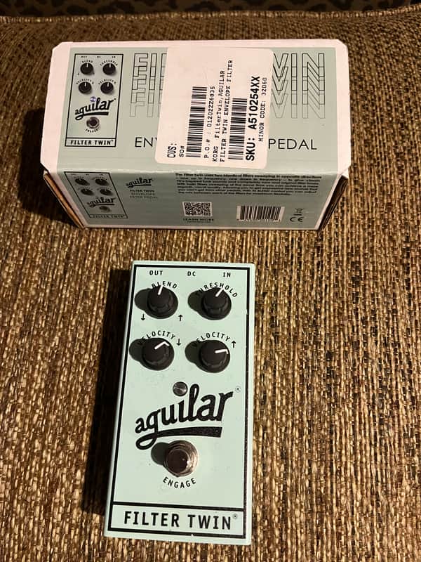 Aguilar Filter Twin Dual Envelope Bass Filter 2020s - Blue image 1