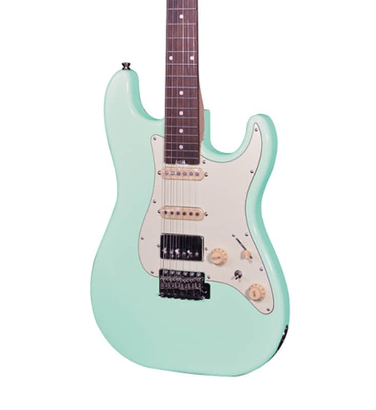 Crafter SERA S RW AG Solid body S style guitar Modern Sera series, with bag, Ara green finish image 1