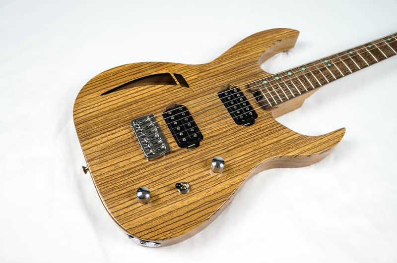 Swisher Handmade Machine Semi-Hollow Body 2024 - Zebrano image 1