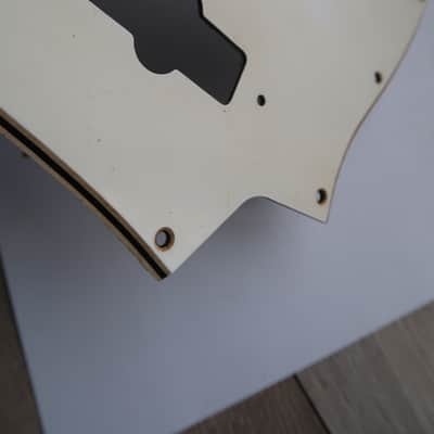 Fender Jazz Bass Pickguard 65 USA Vintage 62 thru 71 Lower finger rest 60's AVRI image 12