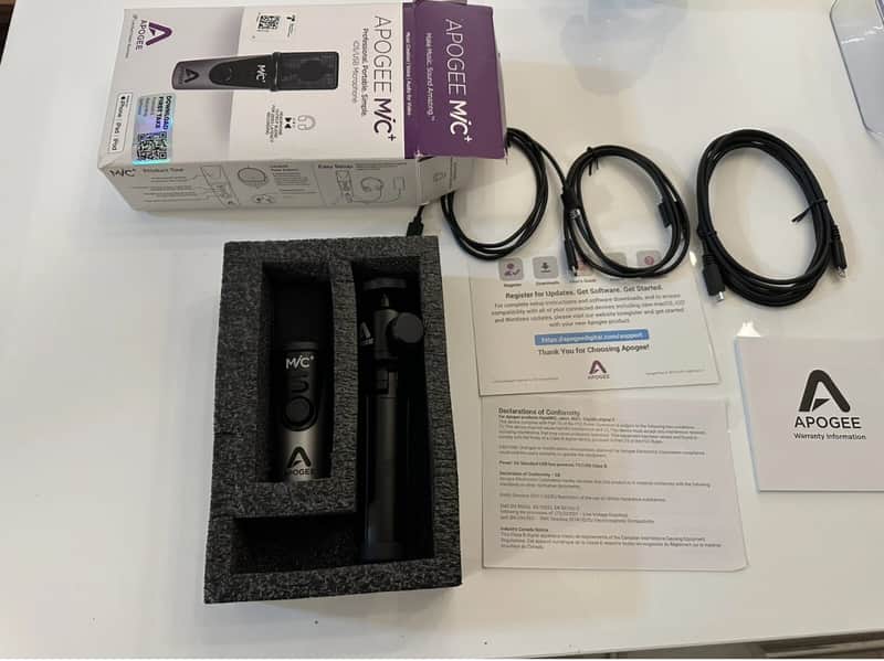 Apogee MiC+ USB Microphone  - Black image 1