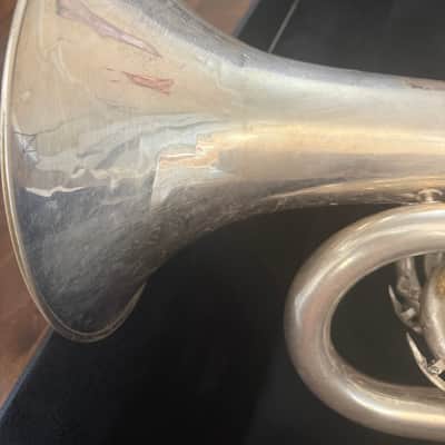 Blessing brand Silver Marching Baritone Horn. Made in USA image 9