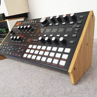 ASM Hydrasynth Desktop Module Dual Angled End Cheeks from Synths And Wood image 2
