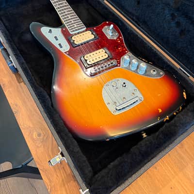 Fender Kurt Cobain Road Worn Jaguar 2012 - 2015 - 3-Color Sunburst image 1