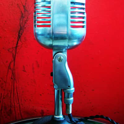 Vintage 1940's Electro-Voice 726 LED lamp mod Cardine I Cardioid Dynamic Microphone Display works 725 730 731 image 8