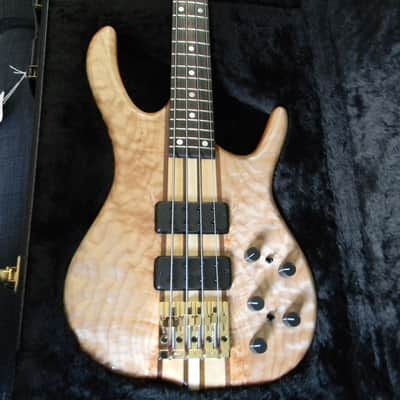 2019 Ken Smith BSR4GN 4 String Fretted Bass Quilted Maple Top and Back Brand New Authorized Dealer ! image 8