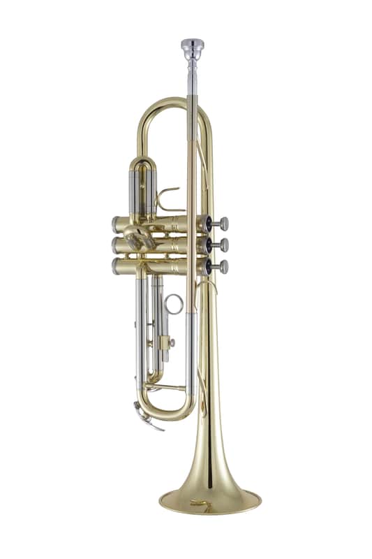 King KTR201 Student Bb Trumpet - Clear Lacquer image 1