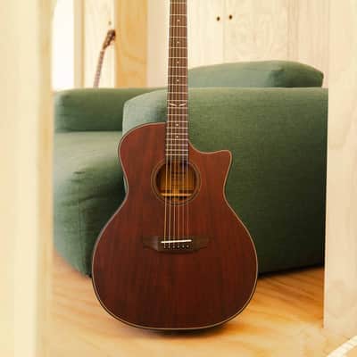 Orangewood Guitars Morgan Live Acoustic Electric Guitar - Mahogany Natural Satin image 7