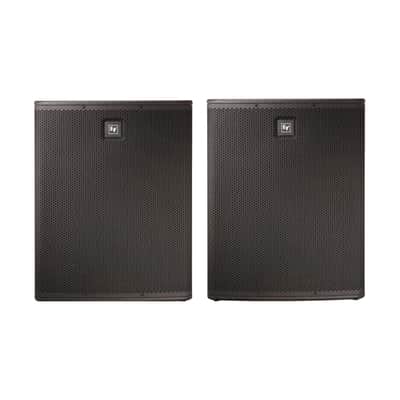 Electro-Voice ELX118P Powered Subwoofer Pair w/  ZLX-12P Loudspeaker Pair, Poles, Covers & Cables image 2