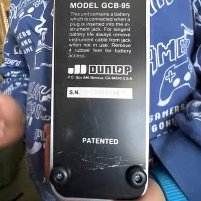 used Dunlop GCB95 Cry Baby with Shin's Music Special Modern Mod