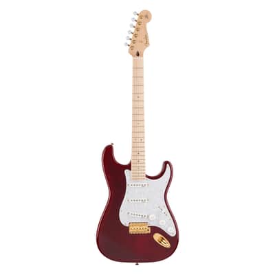 Used Fender Richie Kotzen Stratocaster - Transparent Red Burst w/Maple FB image 2