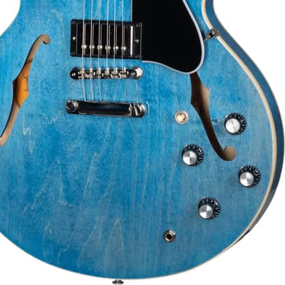Gibson ES-335 Semi-Hollow Electric Guitar - Ocean Blue image 6