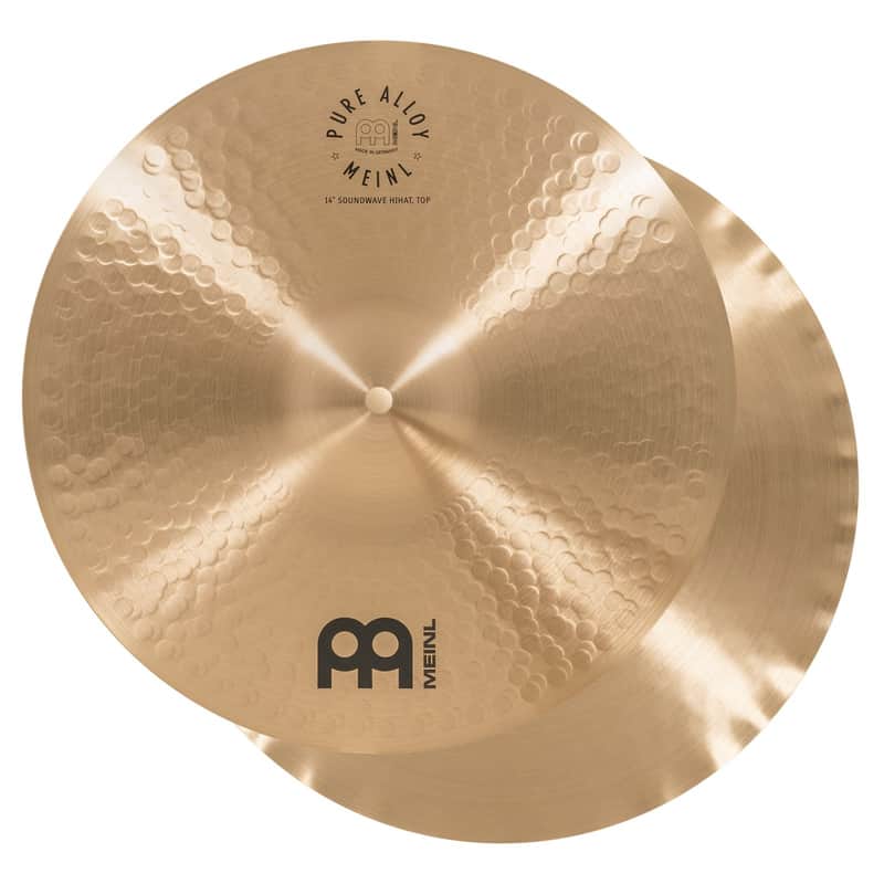 Meinl Pure Alloy 14" Soundwave Hi Hat Pair image 1
