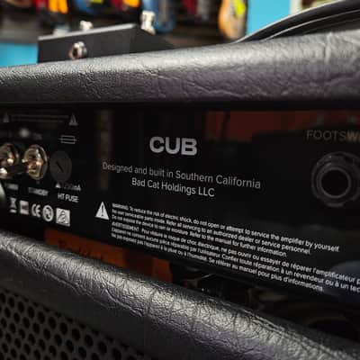 Bad Cat Cub Series 2 30-Watt 1x12" Guitar Combo - Black image 8