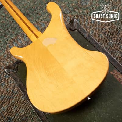 1976 Rickenbacker 4001S Standard Model Bass, with case image 9