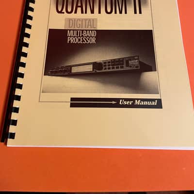 dbx Quantum Digital Mastering / Multi-Band Processer (with User Manual) image 17