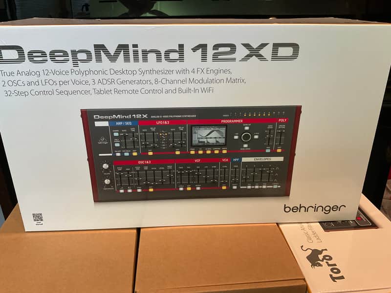Behringer Deepmind 12X Desktop Polyphonic Analog Synthesizer Module 2025 - Present - Black image 1