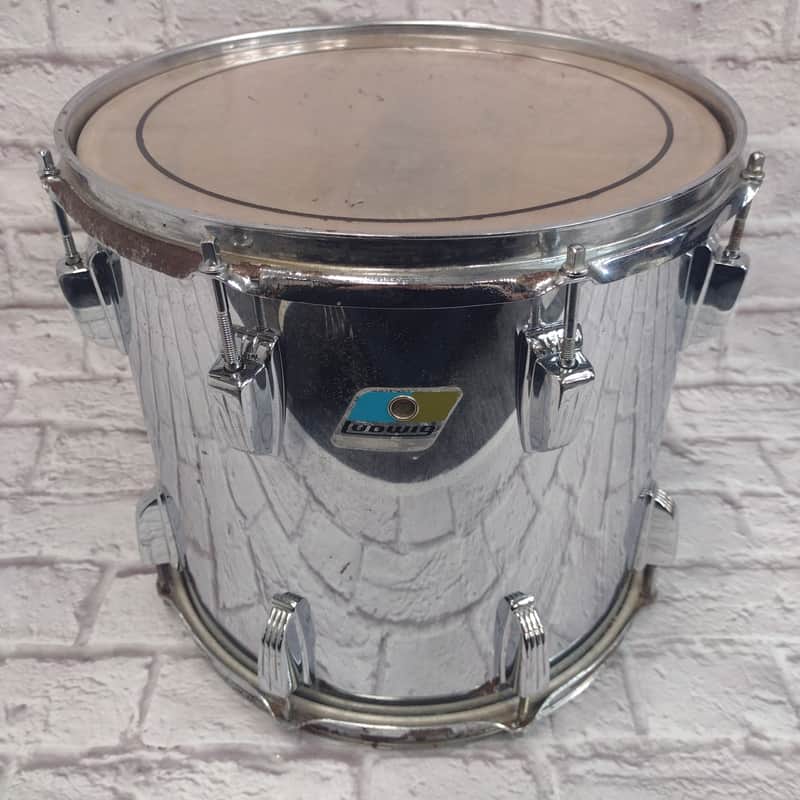 Ludwig Power Tom Chrome Over Wood 13x12 image 1