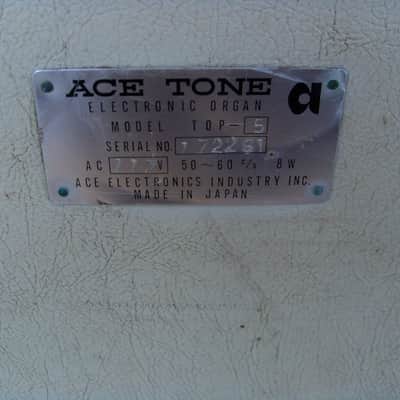 Ace Tone Top-5 Combo Organ image 10