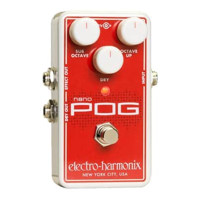 Electro-Harmonix Nano POG Polyphonic Octave Generator Pedal with Guitar, Bass, and Organ Sound Recreation image 2