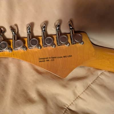 EART NK-C3 2020 - Present - Midnight Blue - HSS Stratocaster image 5