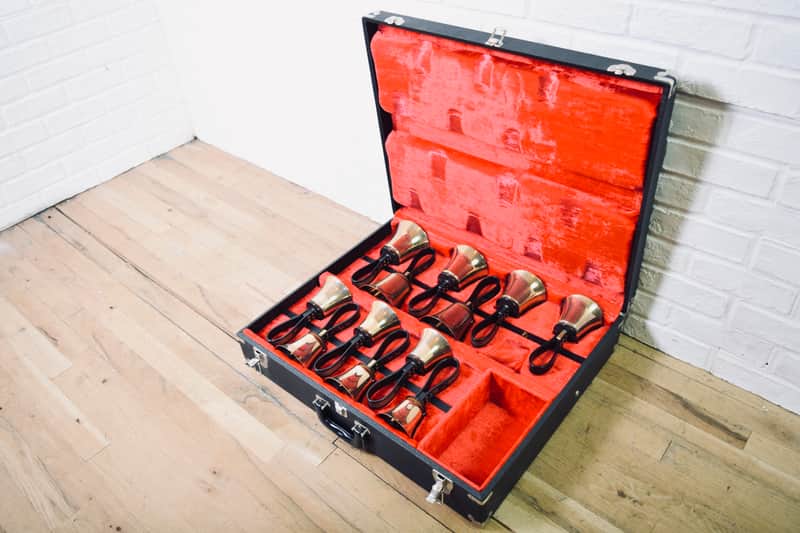 Schulmerich Handbells Case A 1st Octave C5-C6 set in excellent condition (church owned) image 1