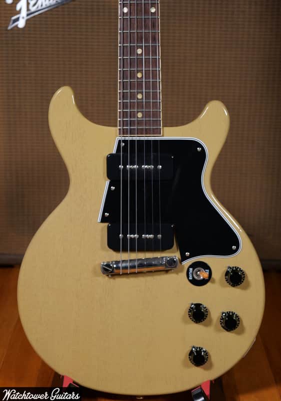 2017 Gibson Custom Shop Historic 1960 Les Paul Double Cut Special TV Yellow Reissue image 1
