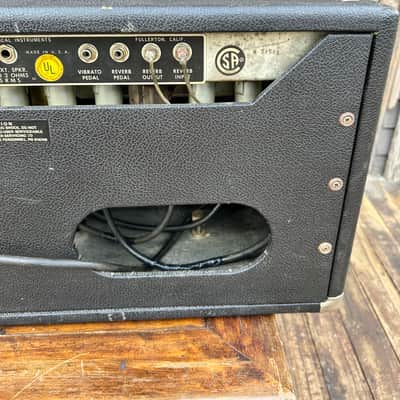 1972 Fender Bandmaster Reverb amp head image 9